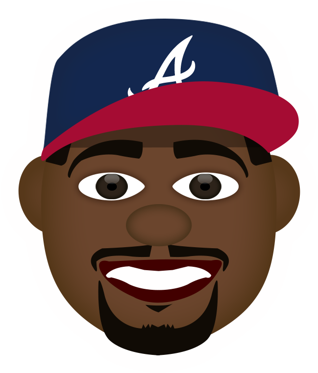 Atlanta Bravesverified Account - Cartoon (726x800), Png Download