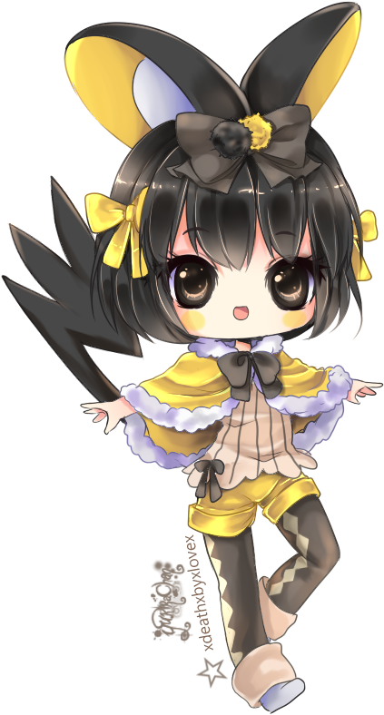 Image - Emolga Gijinka (656x887), Png Download