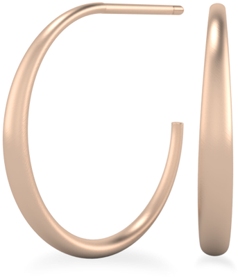 You Might Also Like Olive Petite Oval Hoop Earrings - Bangle (650x650), Png Download