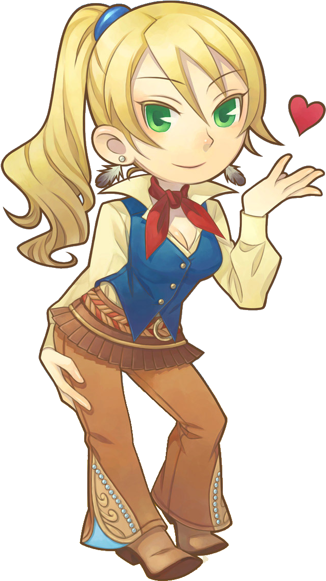 Kathy - Animal Parade Harvest Moon Concept Art (650x1149), Png Download