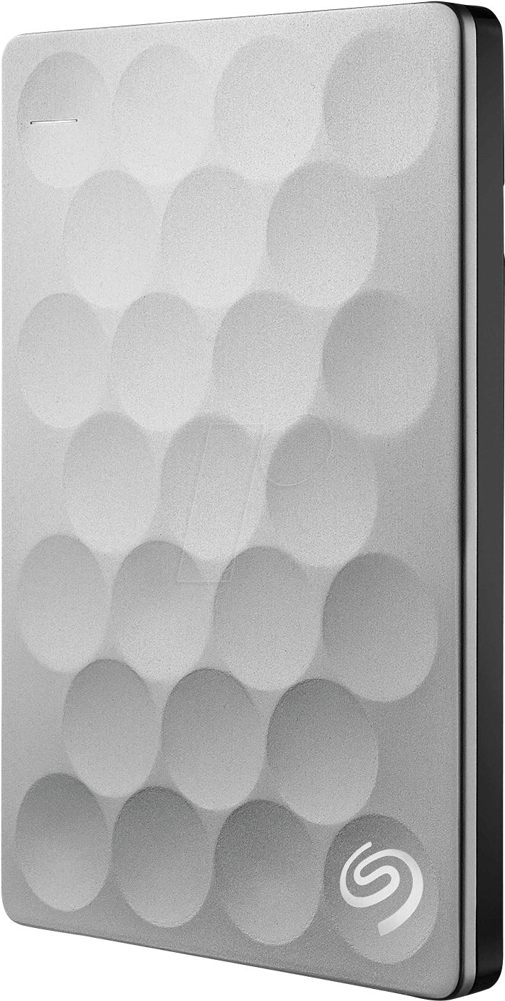 Seagate Backup Plus Ultra Slim Silver, 1 Tb Seagate - Hard Disk Drive (756x1440), Png Download