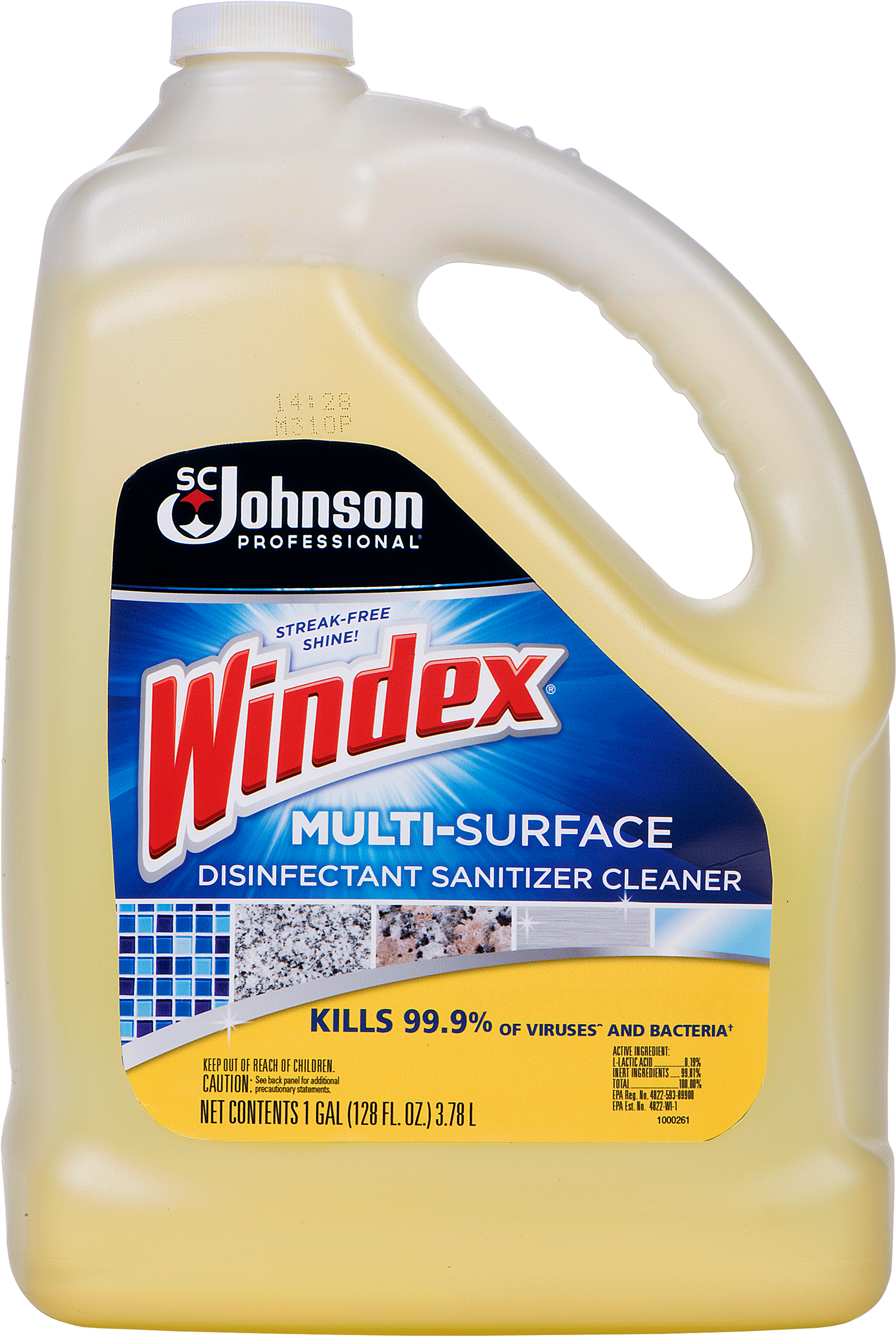 Windex® Multi-surface Disinfectant Sanitizer Cleaner - Bottle (3000x3000), Png Download
