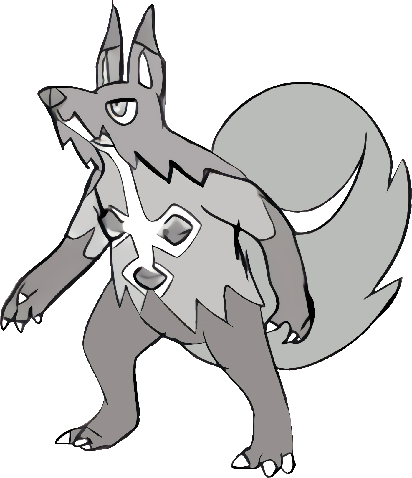 976kib, 1656x1656, Rockruff Evolution - Pokemon Sun And Moon Artleaka (1656x1656), Png Download