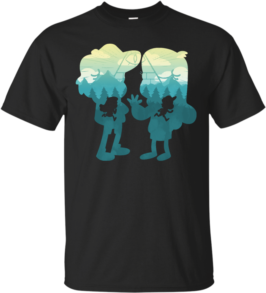 Mystery Twins T Shirt & Hoodie - Gravity Falls Shirt Design (1024x1024), Png Download
