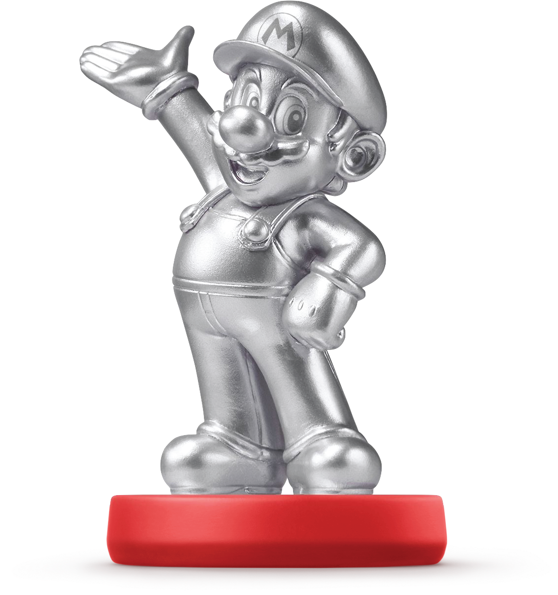Silver Mario - Amiibo Mario (1542x1557), Png Download