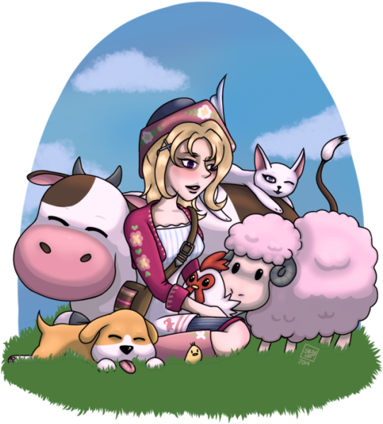 Just Wanted To Do A Little Something For My First Harvest - Cartoon (540x720), Png Download