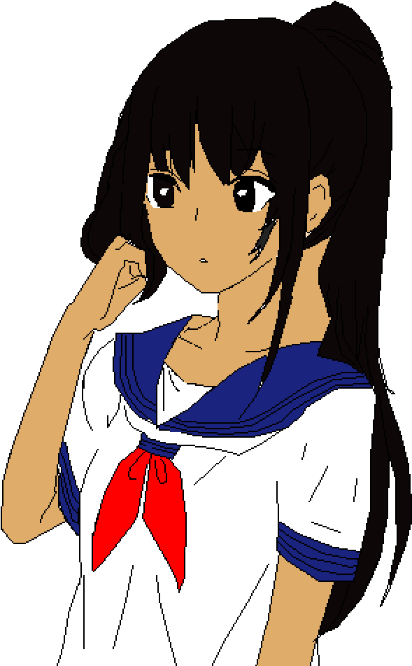 Me In Yandere Simulator - Yandere Simulator (688x1000), Png Download