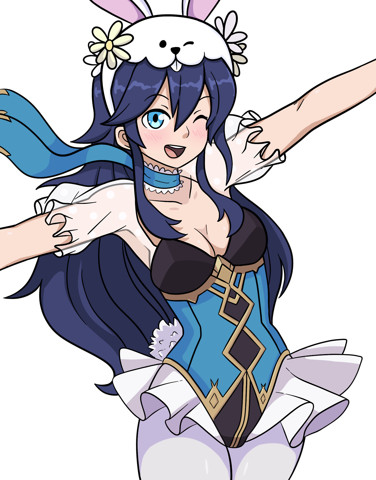 “ Spring Lucina From Fire Emblem Heroes This Outfit - Fire Emblem Heroes Spring Lucina Png (1280x1633), Png Download