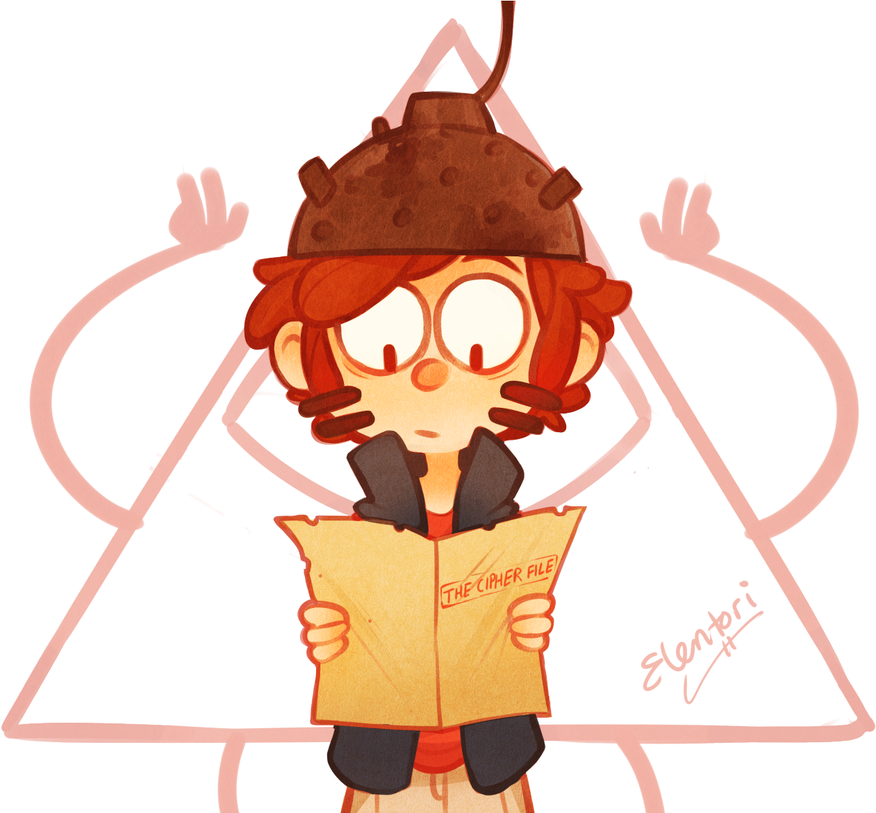 i I \ Щ I К Л,gravity Falls,фэндомы,gf Арт - Illustration (1280x1169), Png Download
