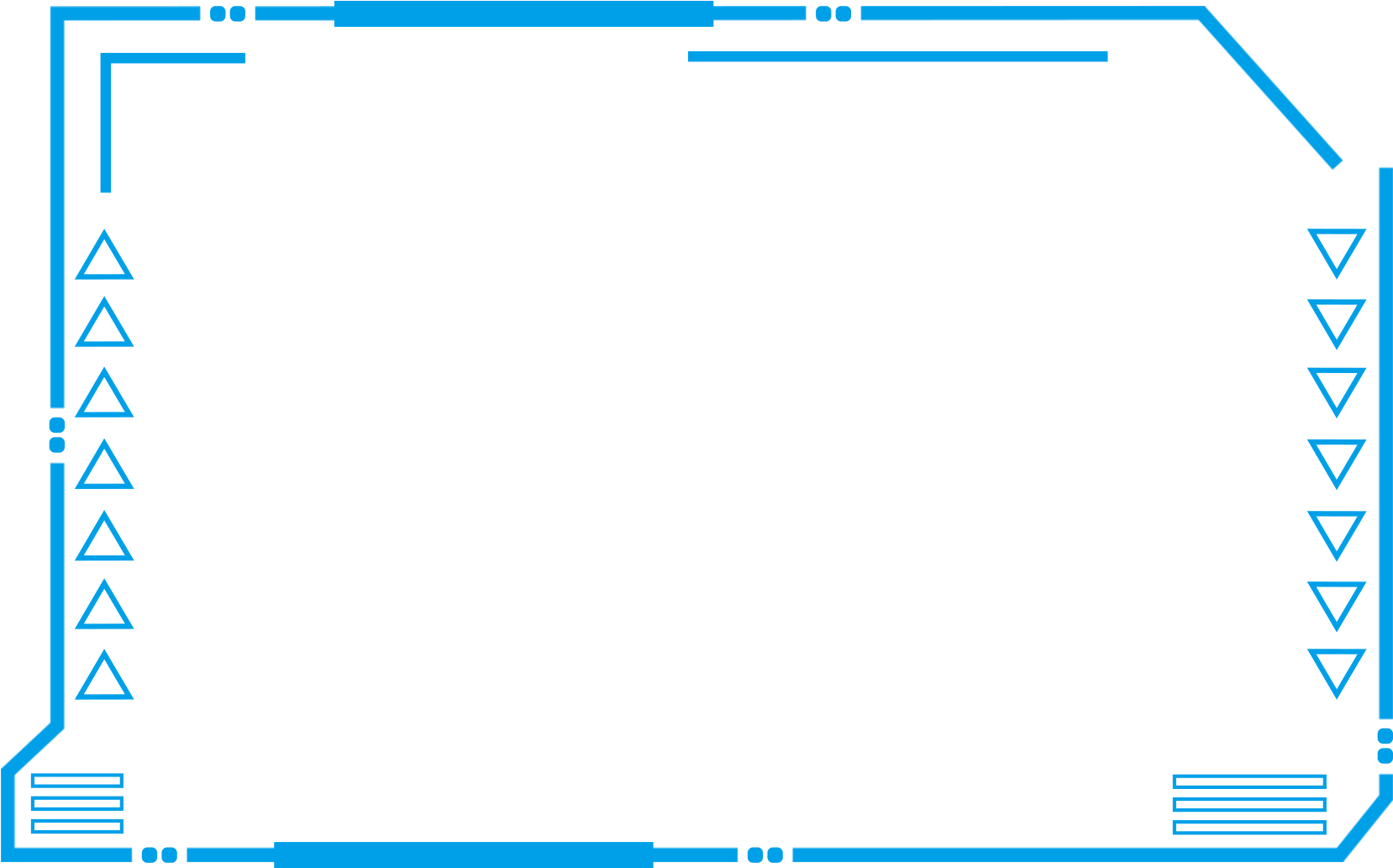 Fronteira De Tecnologia Azul Futurista Png E Psd - Diagram (2000x2000), Png Download