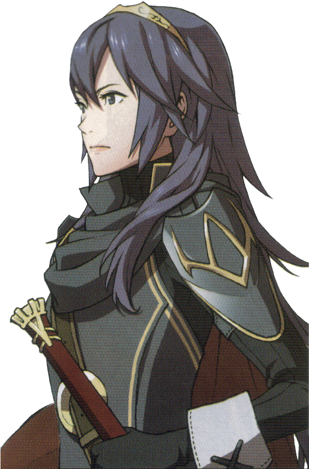 Lucina And Chrom Fire Emblem Awakening - Lucina Fire Emblem Face (607x932), Png Download