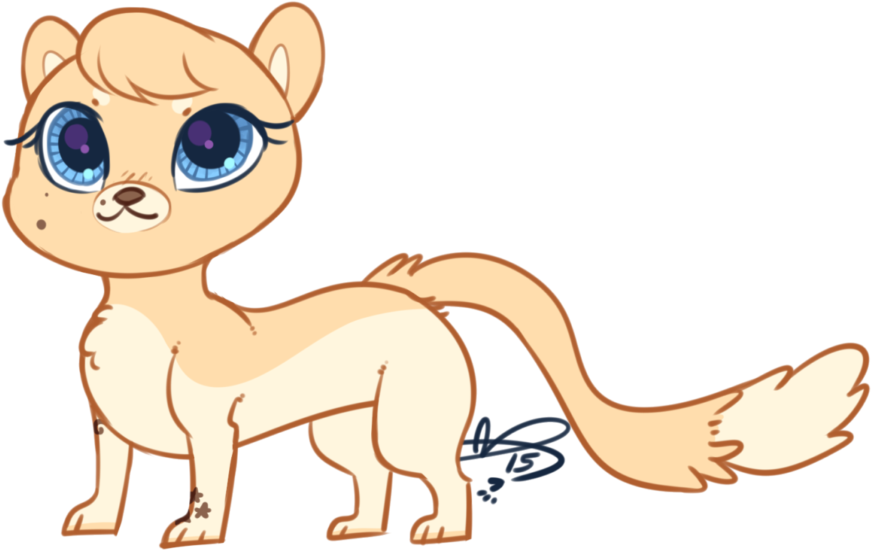 So I Just Finished Watching All Of Littlest Pet Shop - Ferret Drawing Lps (1280x826), Png Download