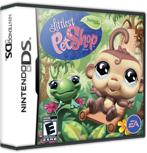 Littlest Pet Shop Jungle - Nintendo Ds Littlest Pet Shop Jungle (587x598), Png Download