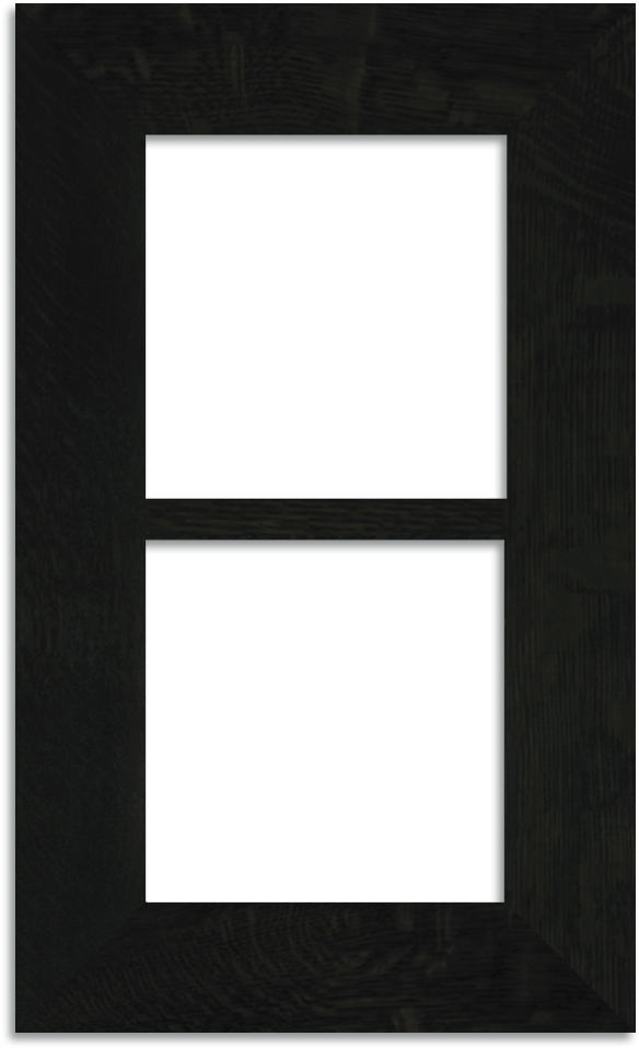 Double 2-inch Oak Park Frame - Contemporary Frames (1000x1000), Png Download