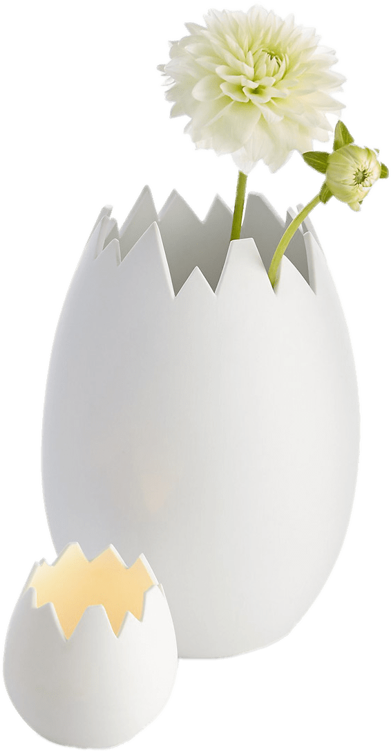 Cracked Eggshell Vase - Vase (1200x1200), Png Download