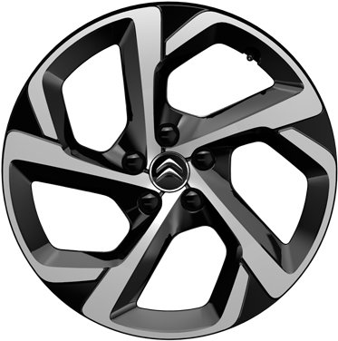 18 Inch 'swirl' Two Tone Diamond Cut Alloy Wheels - Citroen C5 Alloy Wheels 18 (700x467), Png Download