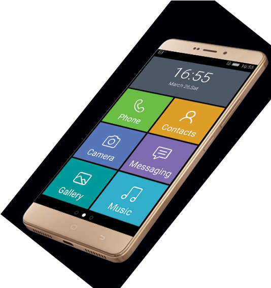 Section 4 Bg Right Half - Smartphone (1089x567), Png Download