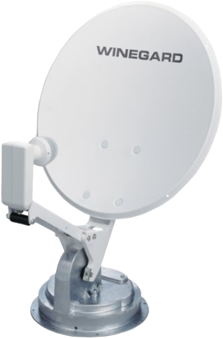 Winegard Crank Up Satellite Dish W/elevation Sensor - Satellite Dish (560x560), Png Download