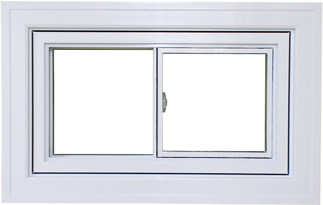 Pvc Double Slider - Window (700x761), Png Download