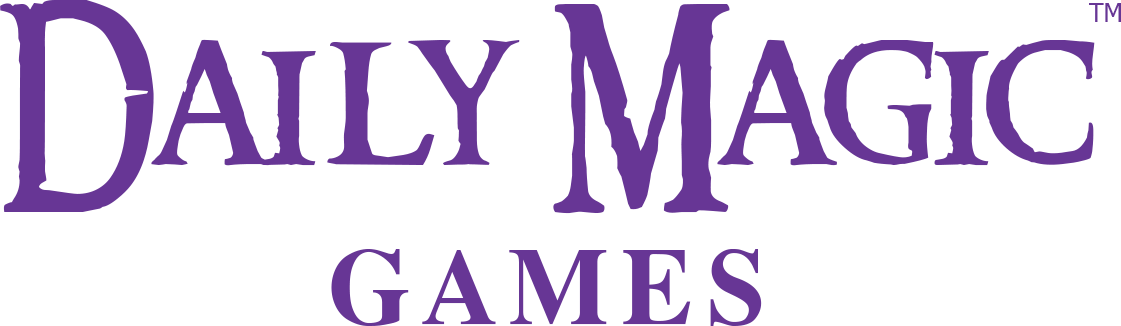 Daily Magic Games Logo (1121x326), Png Download