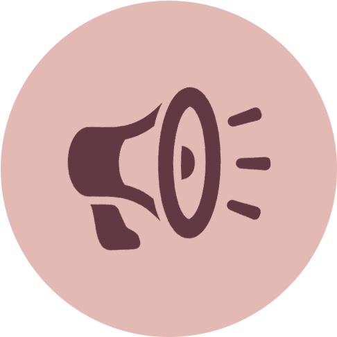 Bullhorn-icons - Circle (1000x1000), Png Download