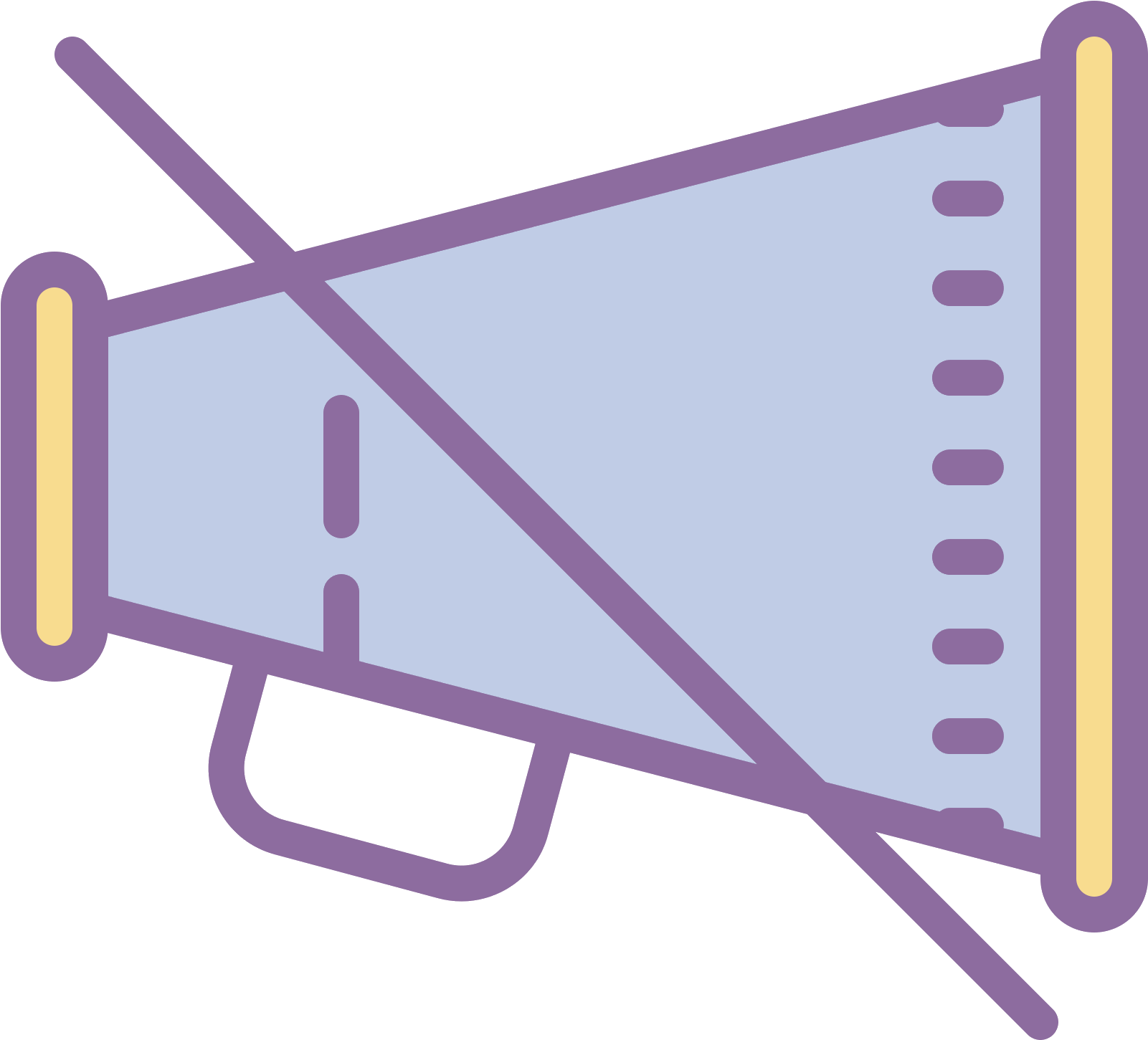 This Is A Picture Of A Handheld Bullhorn Loudspeaker - Icon (1600x1600), Png Download