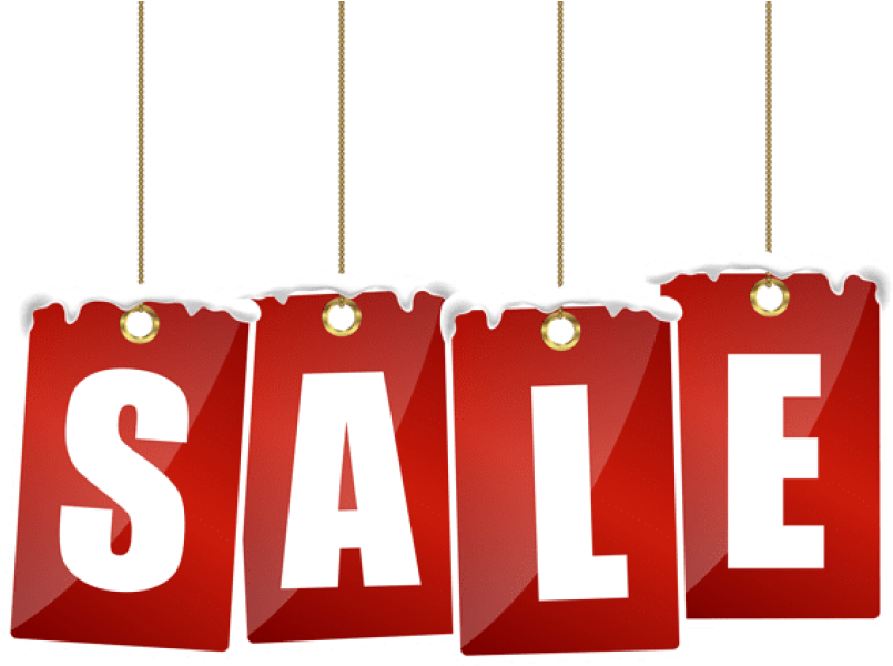 Free Png Download Sale Tags With Snow Transparent Clipart - Sale Transparent Background (850x610), Png Download