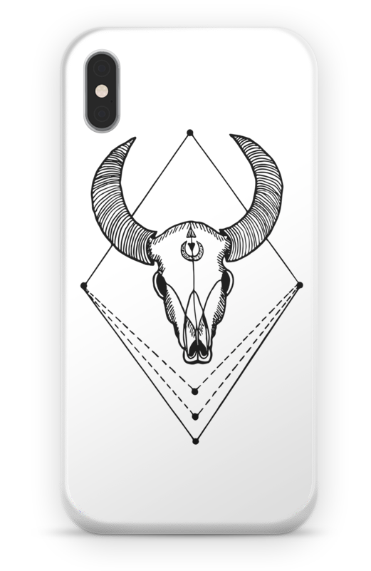 Case Bull Skull De Drica Gonzalez Andradena - Skull (800x800), Png Download