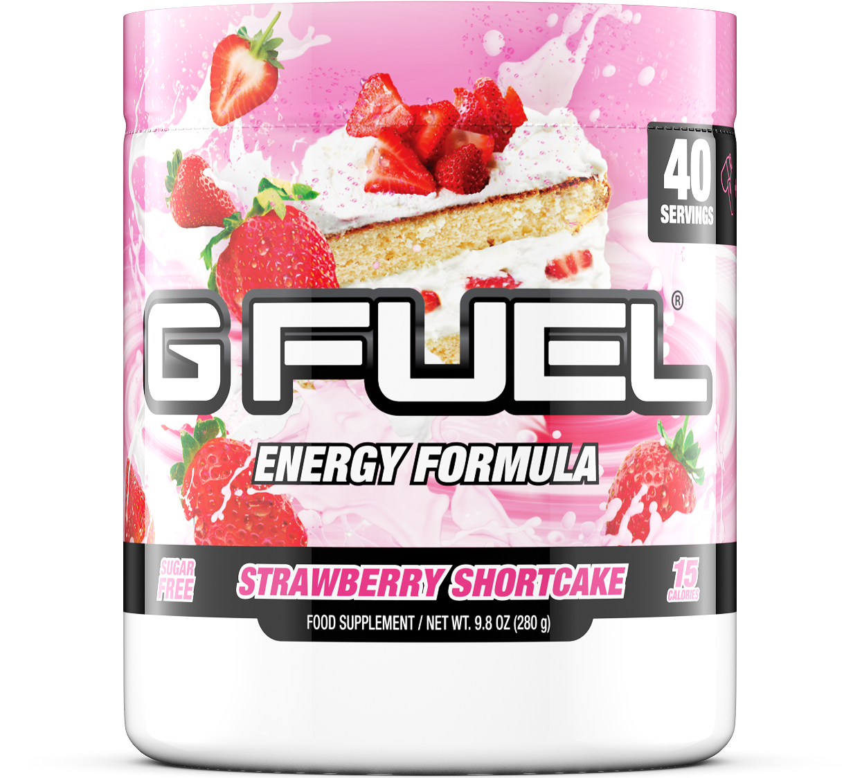 Norton Secured - G Fuel Strawberry Shortcake (1250x1131), Png Download