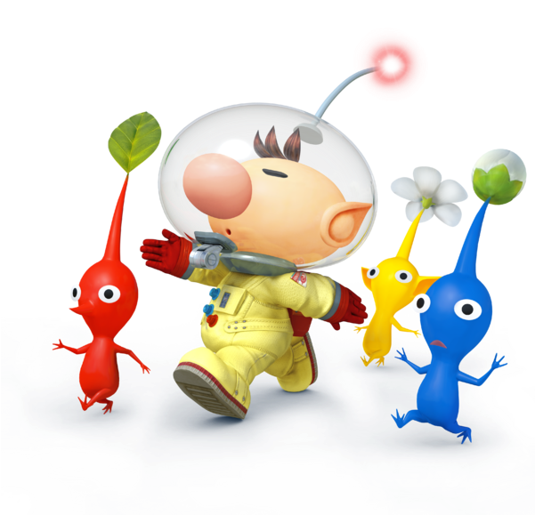 Olimar - Olimar Super Smash Bros (600x600), Png Download