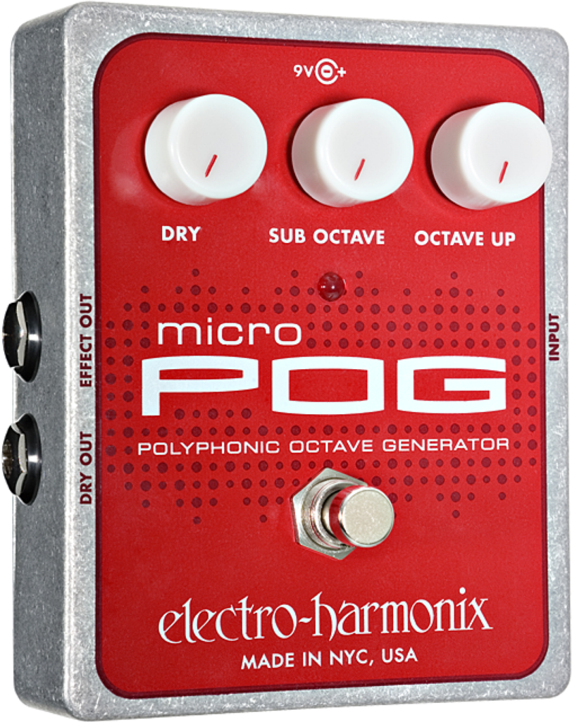 Electro-harmonix Micro Pog Polyphonic Octave Generator - Octaver Electro Harmonix (1024x1024), Png Download