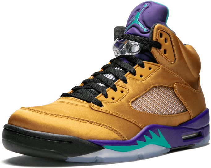 Air Jordan 5 Retro "f&f Fresh Prince Of Bel Air" - Sneakers (1000x600), Png Download