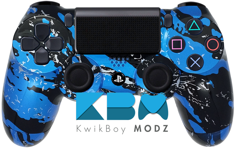 Ps4 Modded Splatter Controller (800x511), Png Download