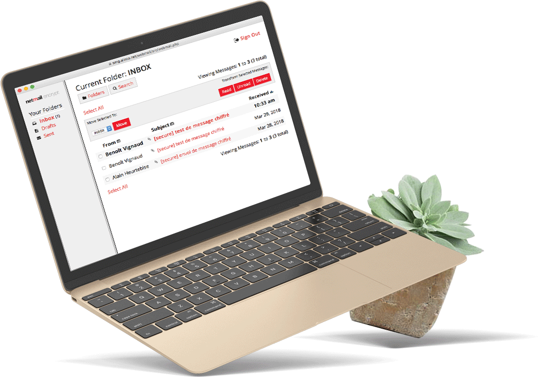Mockup-encrpt - Netbook (3500x1680), Png Download