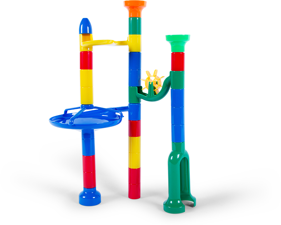 Marbulous Marble Run 56pc - Cylinder (900x721), Png Download
