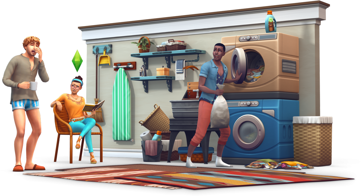 The Sims 4 Laundry Day Stuff (1320x752), Png Download