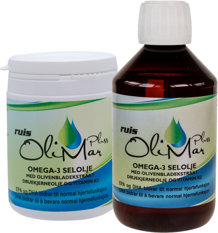 Olimar Pluss Selolje Inneholder En Unik Formula Som - Bottle (737x803), Png Download