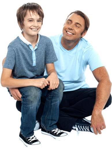 Father And Son - Father And Son Png (800x532), Png Download