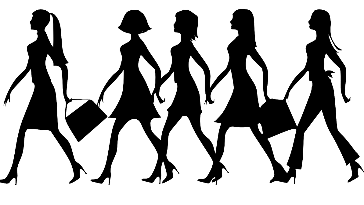 1001 Classy Things - Walking Women (1193x675), Png Download