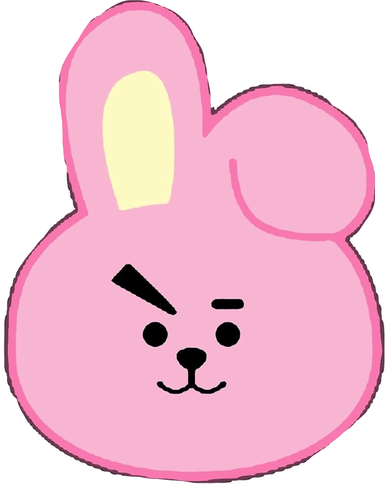 Bts Bt21 Cookie Jungkook Interesting Art People Korea - Line Friends (1240x1545), Png Download