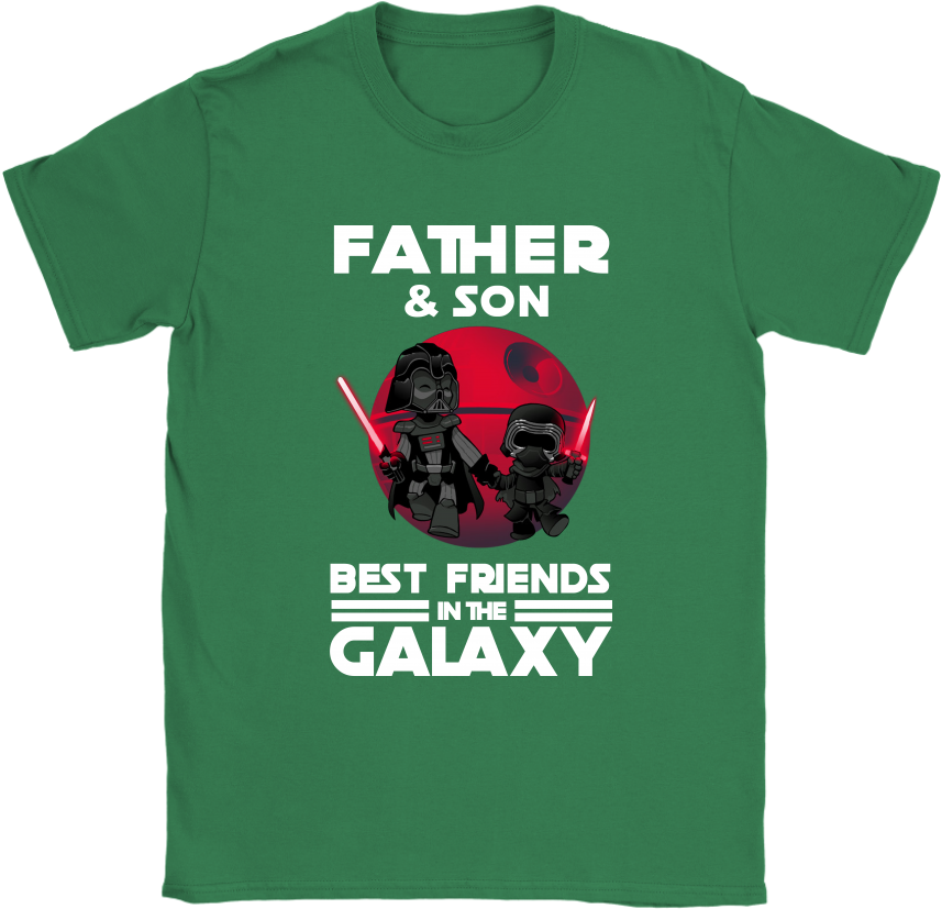 Father & Son Best Friends In The Galaxy Family Movies - Superhero (1024x1024), Png Download