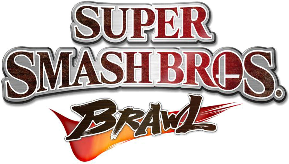 Brawl Wii Game - Super Smash Bros Brawl Title (1200x720), Png Download