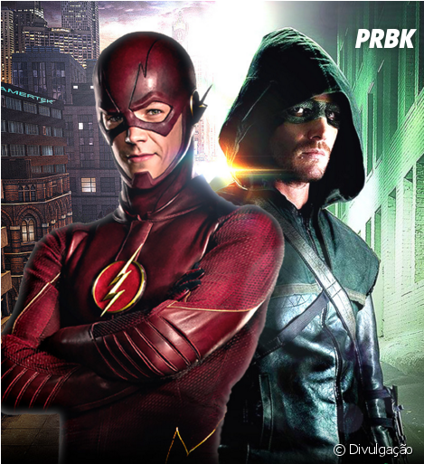 Arrow And The Flash (624x600), Png Download