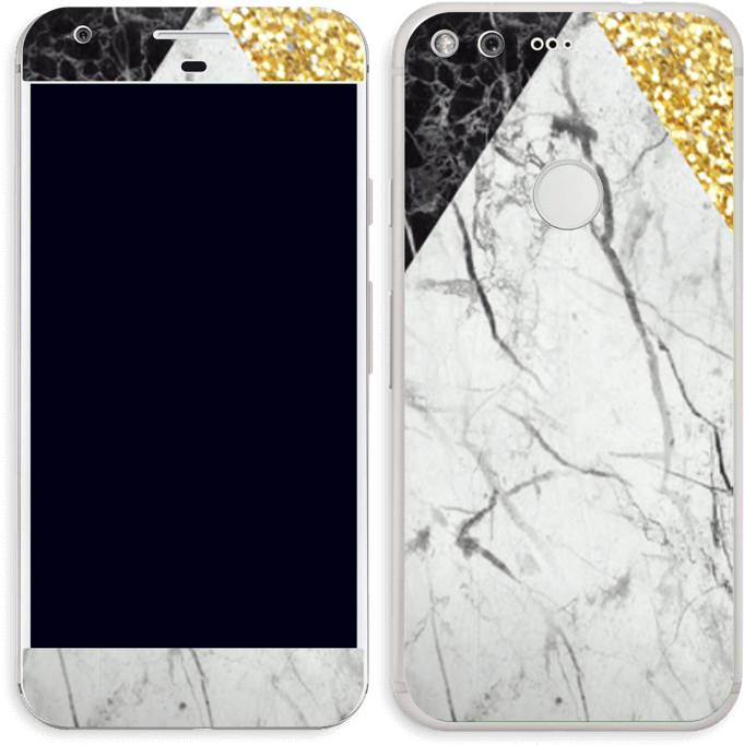 Marble And Gold - Smartphone (790x800), Png Download