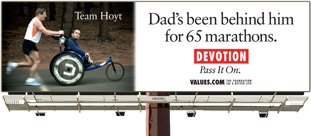 See The Father And Son Team Who've Run 65 Marathons - Foundation For A Better Life Billboard (1200x630), Png Download