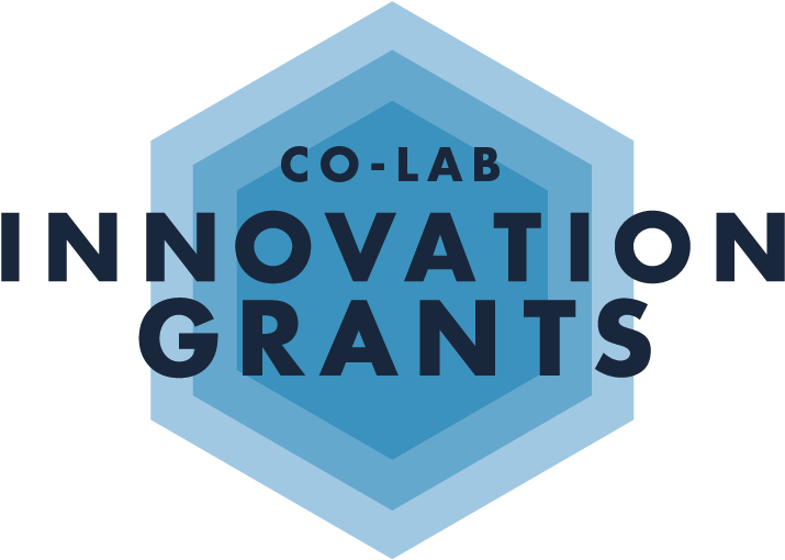 Co-lab Grants Project Logo, Again With Hexagons - Graphic Design (816x545), Png Download