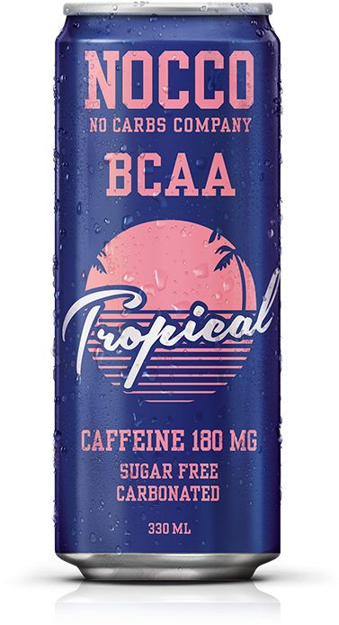 Nocco Tropical Bcaa Drink With Caffeine - Nocco Tropical (400x800), Png Download