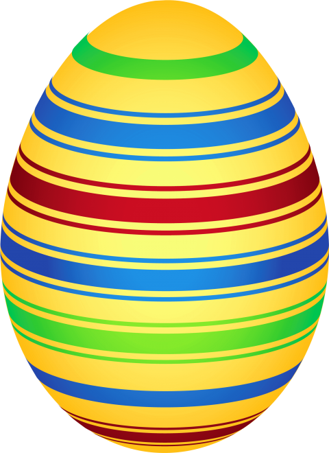 Free Png Download Easter Egg Png Images Background - Colorful Easter Egg Clip Art (480x660), Png Download