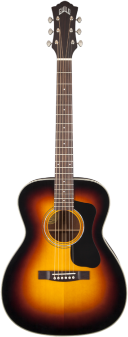 Guild F-130 / Sunburst - Acoustic Guitar (700x700), Png Download