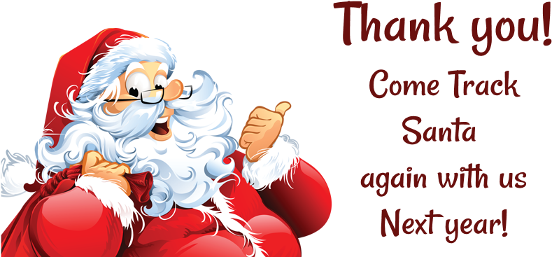 North Pole Flight Command Tracking Santa December 25, - Santa (850x400), Png Download